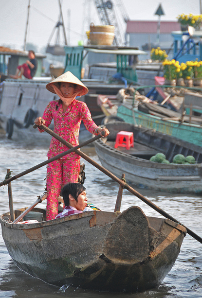 Floating Market Vietnam Jean Louis Potier