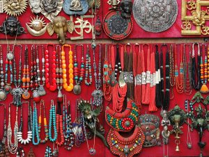 Kathmandu-Colorful Nepalese souvenirs photo by Güldem Üstün