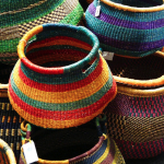 Colorful African Basket