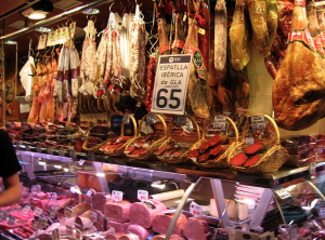 Spanish Meats at the Market