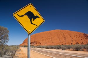 Kangaroo sign photo by bluedeviation